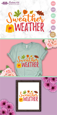 Sweather weather svg Fall sayings svg Book svg Autumn svg Fall Quotes svg Fall Quote svg Autumn svg Autumn Quote. Jpg, png, eps, dxf, svg cut file. SVG KatineArt 