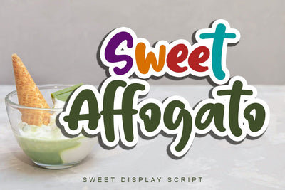 Sweet Affogato Font Stefani Letter 