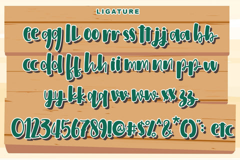 Sweet Aloha Font Stefani Letter 