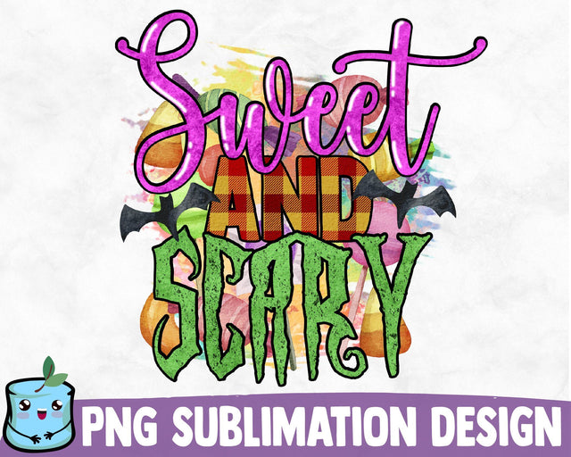Sweet And Scary Sublimation Design Sublimation MintyMarshmallows 