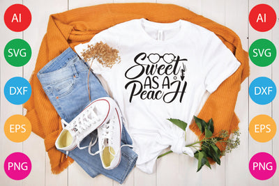 Sweet As A Peach SVG CraftlabSvg29 