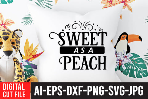 Sweet AS A Peach SVG Cut File , Southern SVG Bundle SVG BlackCatsMedia 