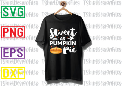 Sweet as a Pumpkin Pie Svg, Autumn Svg, Fall Gnomes Svg, Holiday Day svg SVG DesignTShirt 