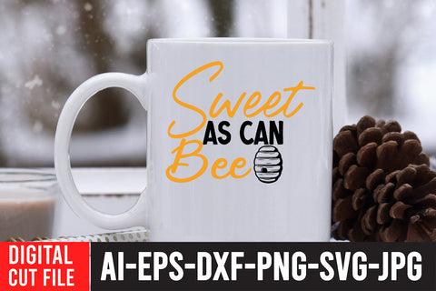 Sweet As Can Bee SVG Cut File SVG BlackCatsMedia 