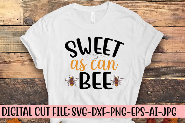 Sweet As Can Bee SVG Cut File SVG Syaman 