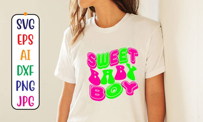 Sweet Baby Boy Retro SVG SVG Syaman 