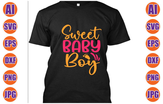 Sweet Baby Boy SVG Cut File SVG Syaman 
