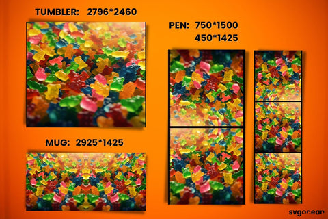 Sweet Bears Wrap | Tumbler | Mug | Pen Sublimation SvgOcean 