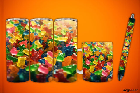 Sweet Bears Wrap | Tumbler | Mug | Pen Sublimation SvgOcean 