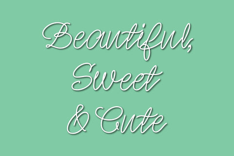 Sweet Bella Script Font FontDuo 