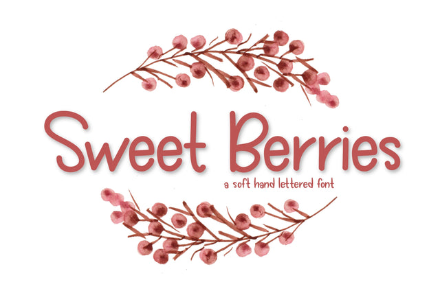 Sweet Berries Font Kitaleigh 