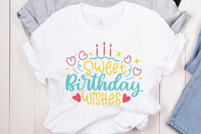 Sweet Birthday Wishes SVG Cut File SVG dapiyupi store 