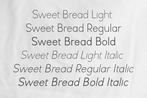 Sweet Bread - Family Font Font Irvan Randi 