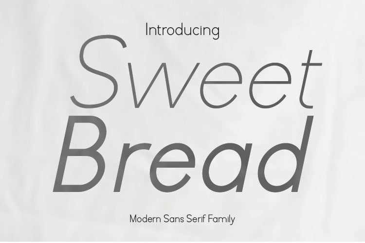 Sweet Bread - Family Font Font Irvan Randi 