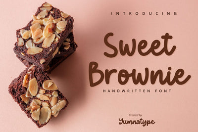 Sweet Brownie Font yumnatype 