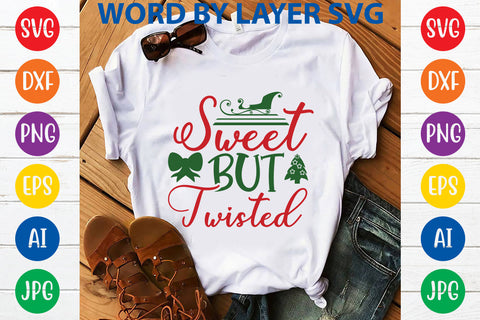Sweet But Twisted, Christmas SVG SVG Rafiqul20606 