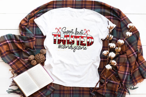 Sweet but Twisted, Funny Christmas PNG Sublimation CraftLabSVG 