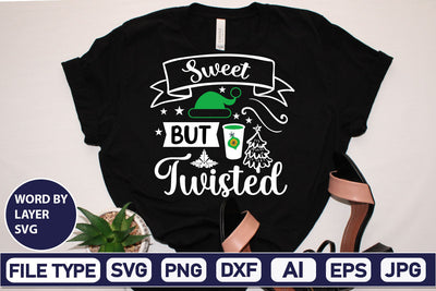 Sweet But Twisted SVG Cut File SVGs,Quotes and Sayings,Food & Drink,On Sale, Print & Cut SVG DesignPlante 503 