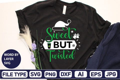 Sweet But Twisted SVG Cut File SVGs,Quotes and Sayings,Food & Drink,On Sale, Print & Cut SVG DesignPlante 503 