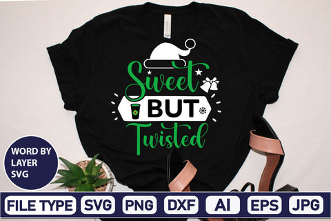 Sweet But Twisted SVG Cut File SVGs,Quotes and Sayings,Food & Drink,On Sale, Print & Cut SVG DesignPlante 503 