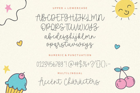 Sweet Cakery Font Font Balpirick 