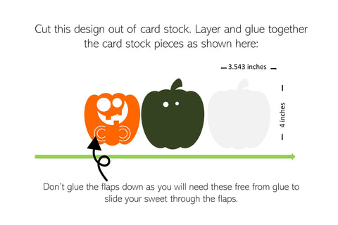 Sweet Candy holder SVG files | 4 Halloween designs SVG Digital Gems 