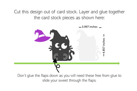 Sweet Candy holder SVG files | 4 Halloween designs SVG Digital Gems 