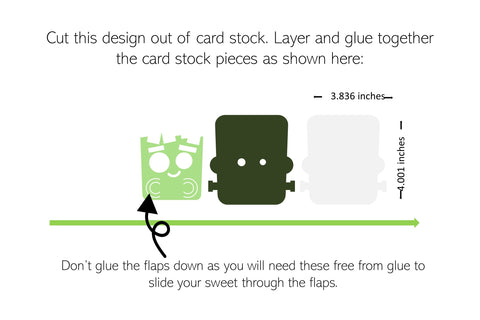 Sweet Candy holder SVG files | 4 Halloween designs SVG Digital Gems 