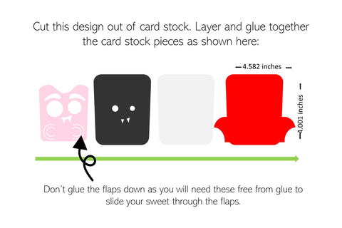 Sweet Candy holder SVG files | 4 Halloween designs SVG Digital Gems 