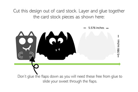 Sweet Candy holder SVG files | 4 Halloween designs SVG Digital Gems 