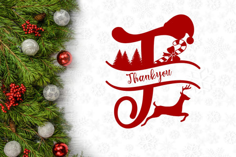 Sweet Christmas Monogram Font Prasetya Letter 