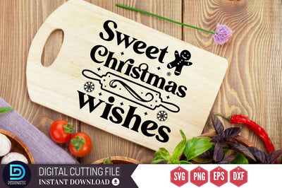 Sweet christmas wishes SVG, Sweet christmas wishes SVG DESIGNISTIC 