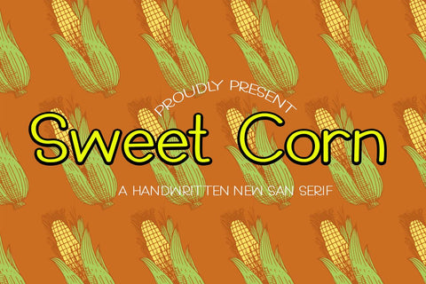 Sweet Corn Font Supersemar Letter 