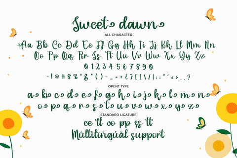Sweet Dawn Font yumnatype 