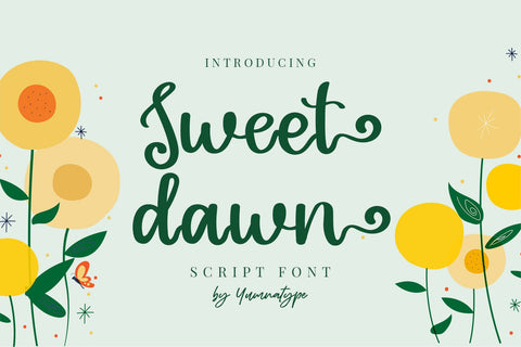 Sweet Dawn Font yumnatype 