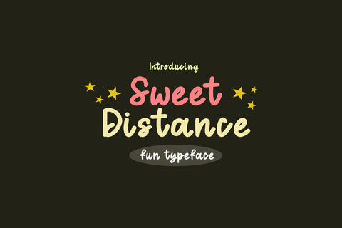 Sweet Distance Font Wildan Type 