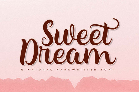 Sweet Dream Font love script 