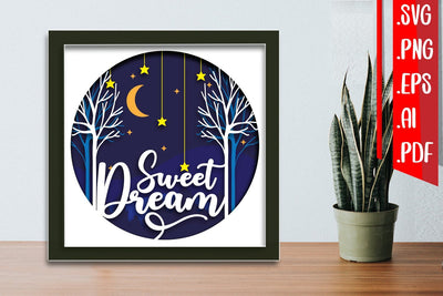 Sweet Dream Layered Papercut 3D Paper zafrans studio 