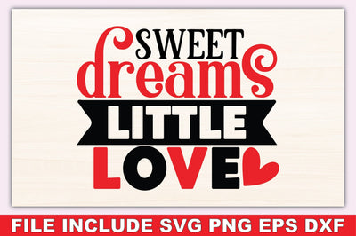 Sweet Dreams Little Love SVG Ariyan 