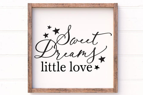 Sweet Dreams Little Love SVG SVG Ikonart Design Shop 