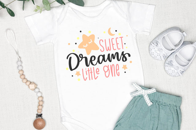 Sweet Dreams Little One SVG Cut File SVG dapiyupi store 