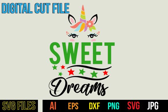 Sweet Dreams SVG Cut File SVG BlackCatsMedia 