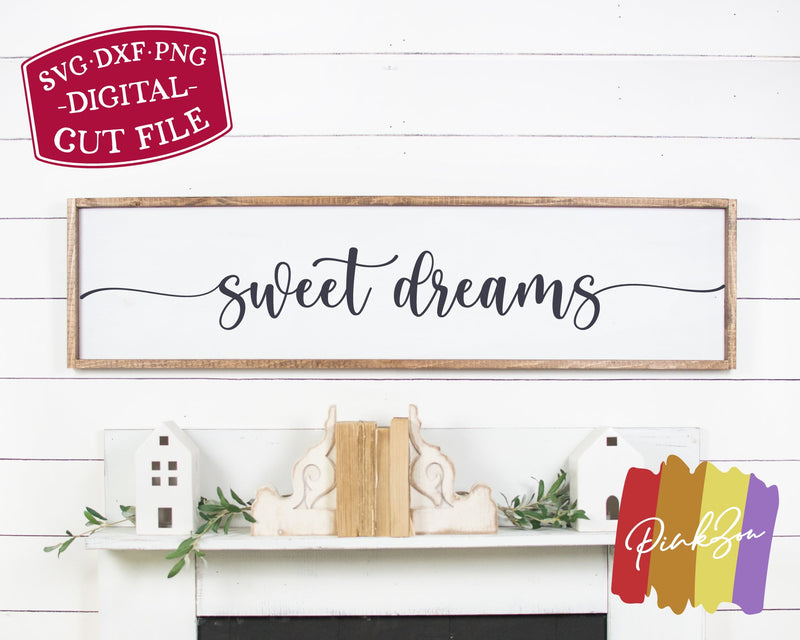 Sweet Dreams Svg | Farmhouse Nursery Svg | Commercial Use | Cricut | Silhouette | Digital Cut Files (1087549692) SVG PinkZou 