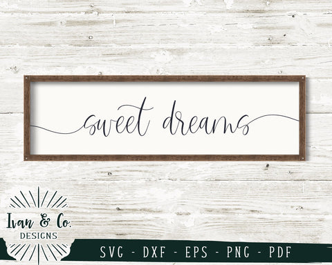 Sweet Dreams SVG Files | Nursery | Farmhouse SVG (729291720) SVG Ivan & Co. Designs 
