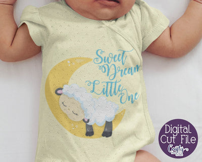 Sweet Dreams Svg - Sweet Dreams Little One SVG - Baby Svg SVG Crafty Mama Studios 