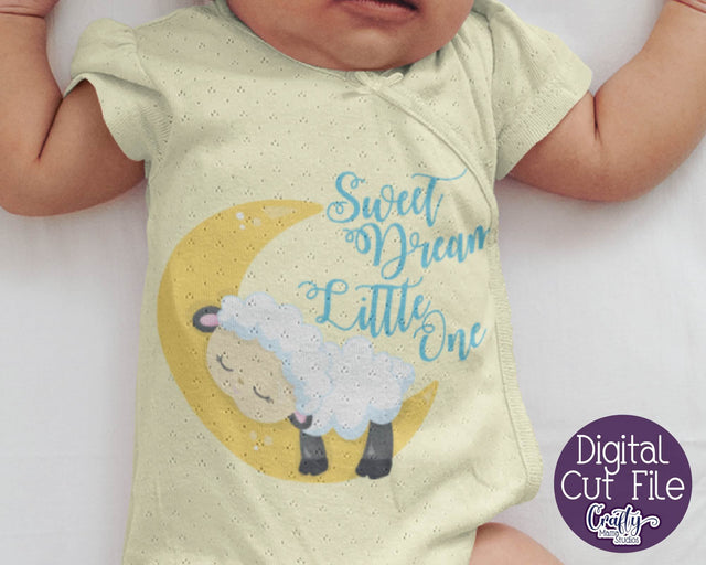 Sweet Dreams Svg - Sweet Dreams Little One SVG - Baby Svg SVG Crafty Mama Studios 