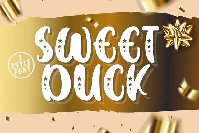Sweet Duck - A Cute Sans Font Font Fallen Graphic Studio