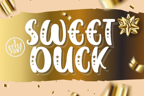 Sweet Duck - A Cute Sans Font Font Fallen Graphic Studio 