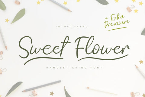 Sweet Flower Font twinletter 