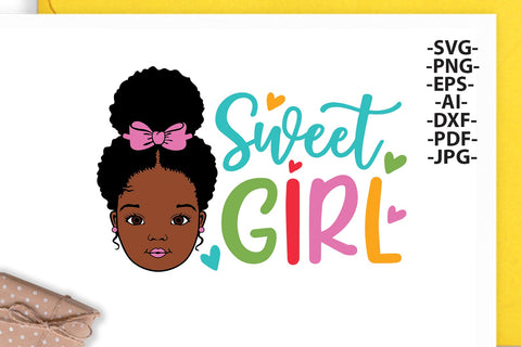 Sweet girl Svg, Afro girl Svg, Peekaboo girl Svg, Black Girl Magic, Black woman, African American, Black History, Svg Cut Files SVG 1uniqueminute 